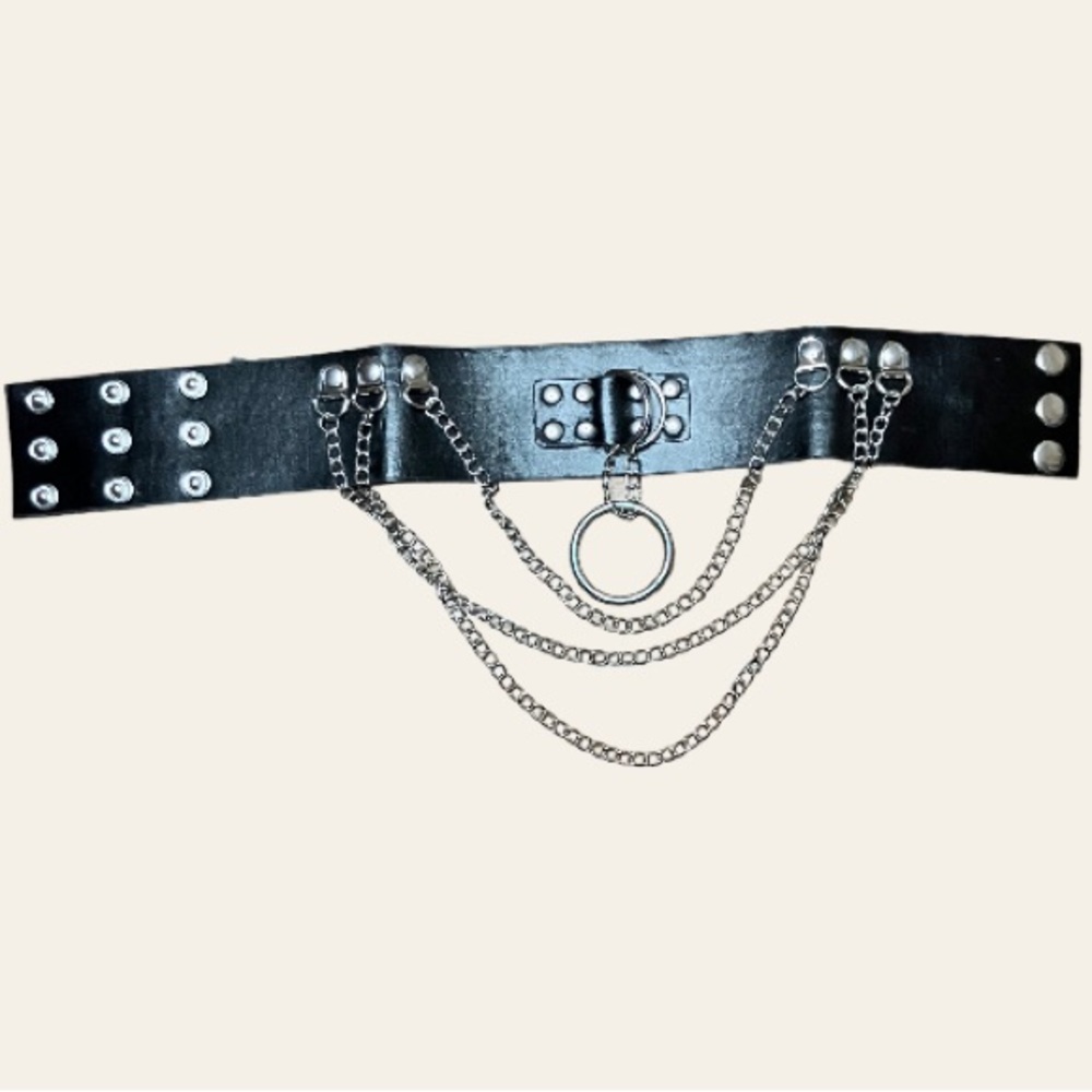 Thick Black Choker
